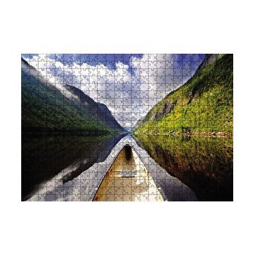 Cakapuzzle Nehirde Tekne 120 Parça Ahşap Puzzle