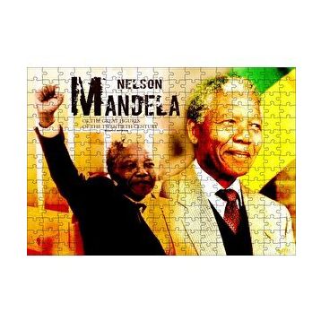 Cakapuzzle Nelson Mandela Yumruğu Havada 120 Parça Ahşap Puzzle