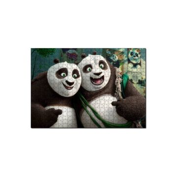 Cakapuzzle Neşeli Kung Fu Panda 3 120 Parça Ahşap Puzzle