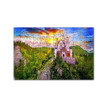 Cakapuzzle Neuschwanstein Masal Kalesi Almanya 120 Parça Ahşap Puzzle