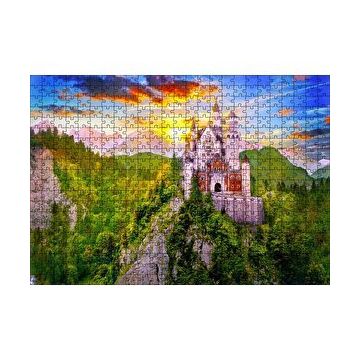 Cakapuzzle Neuschwanstein Masal Kalesi Almanya 120 Parça Ahşap Puzzle