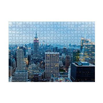 Cakapuzzle New York Havalı Binalar 120 Parça Ahşap Puzzle
