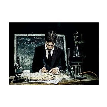 Cakapuzzle Nikola Tesla Çalışma Masası 120 Parça Ahşap Puzzle