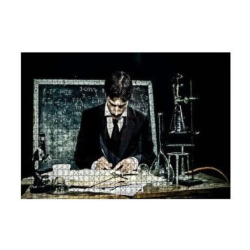 Cakapuzzle Nikola Tesla Çalışma Masası 120 Parça Ahşap Puzzle