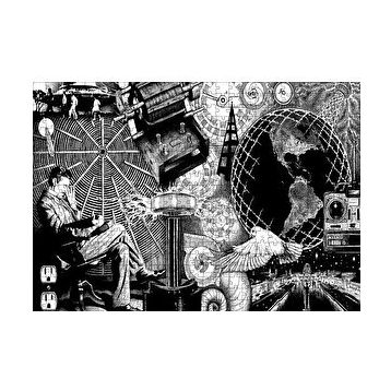 Cakapuzzle Nikola Tesla ve Bilim Ürünü Görseller 255 Parça Puzzle