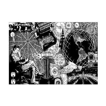 Cakapuzzle Nikola Tesla ve Bilim Ürünü Görseller 255 Parça Puzzle