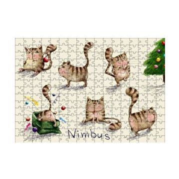 Cakapuzzle Nimbus Yaramaz Kediler 120 Parça Ahşap Puzzle