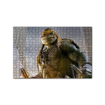 Cakapuzzle Ninja Kaplumbağalar Michalengelo 120 Parça Ahşap Puzzle