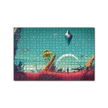 Cakapuzzle No Mans Sky Medeniyet Kompozisyon 120 Parça Ahşap Puzzle