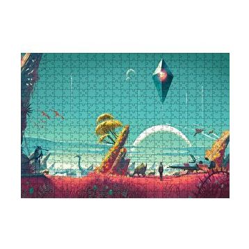 Cakapuzzle No Mans Sky Medeniyet Kompozisyon 120 Parça Ahşap Puzzle