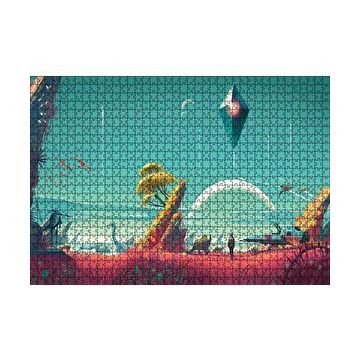 Cakapuzzle No Mans Sky Medeniyet Kompozisyon 120 Parça Ahşap Puzzle