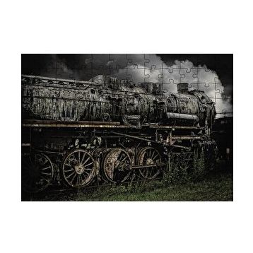 Cakapuzzle Nostaljik Buharlı Tren 120 Parça Ahşap Puzzle