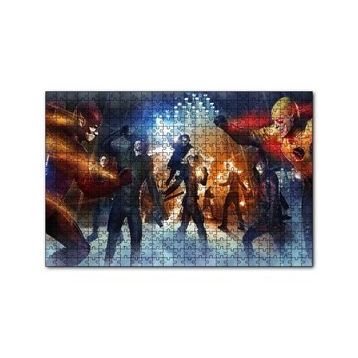 Cakapuzzle Okçular ve Süper Kahramanlar 120 Parça Ahşap Puzzle