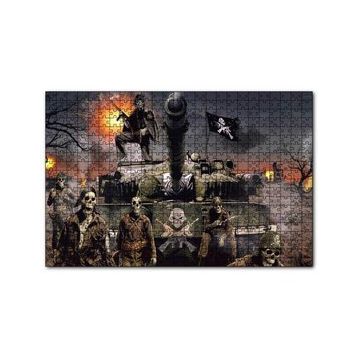 Cakapuzzle Ölüler Ordusu Tank Taburu 120 Parça Ahşap Puzzle