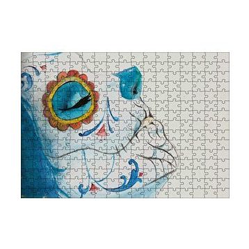 Cakapuzzle Ölülerin Günü Boyalı Yüz 120 Parça Ahşap Puzzle