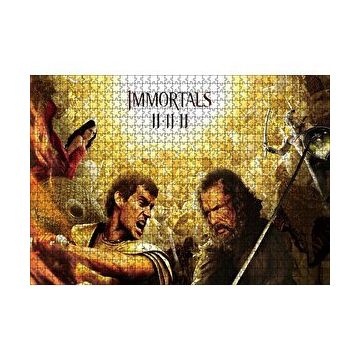 Cakapuzzle Ölümsüzler İki Karakter 120 Parça Ahşap Puzzle