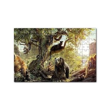 Cakapuzzle Orman Kitabı Disney Filmi 2016 Görsel 120 Parça Ahşap Puzzle