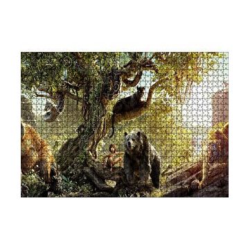 Cakapuzzle Orman Kitabı Disney Filmi 2016 Görsel 120 Parça Ahşap Puzzle