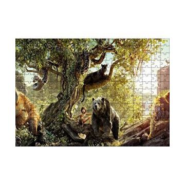 Cakapuzzle Orman Kitabı Disney Filmi 2016 Görsel 120 Parça Ahşap Puzzle