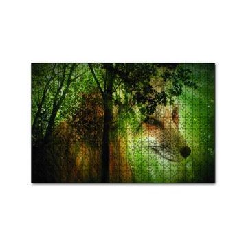 Cakapuzzle Orman Tilki Figürü 120 Parça Ahşap Puzzle
