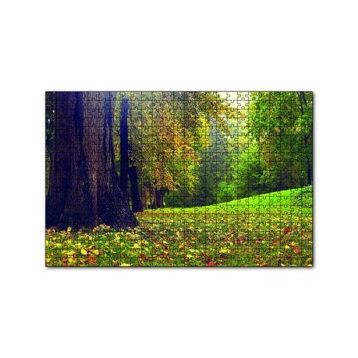 Cakapuzzle Orman ve Çimler Doğa 120 Parça Ahşap Puzzle