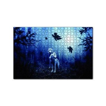 Cakapuzzle Ormanda Beyaz Kurtlar 120 Parça Ahşap Puzzle