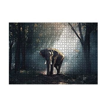 Cakapuzzle Ormanda Fil 120 Parça Ahşap Puzzle