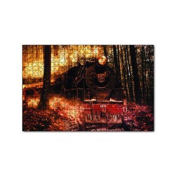 Cakapuzzle Ormanda Nostaljik Tiren 120 Parça Ahşap Puzzle