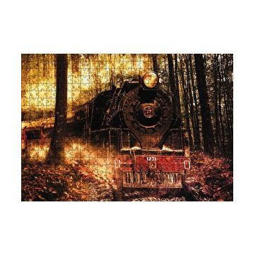 Cakapuzzle Ormanda Nostaljik Tiren 120 Parça Ahşap Puzzle