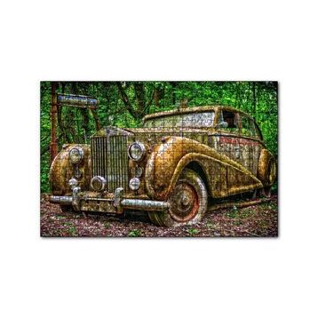 Cakapuzzle Ormanda Terkedilmiş Rolls Royce 120 Parça Ahşap Puzzle