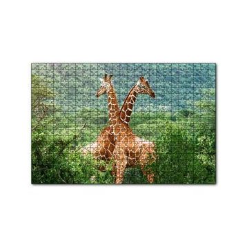 Cakapuzzle Ormanda Zürafa Çifti 120 Parça Ahşap Puzzle