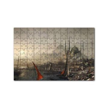 Cakapuzzle Osmanlıda İstanbul Görseli 120 Parça Ahşap Puzzle