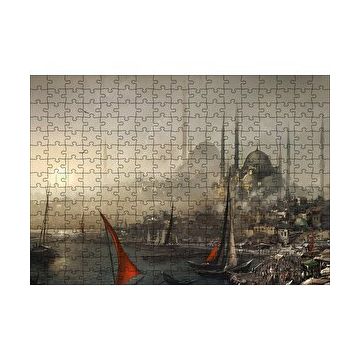 Cakapuzzle Osmanlıda İstanbul Görseli 120 Parça Ahşap Puzzle