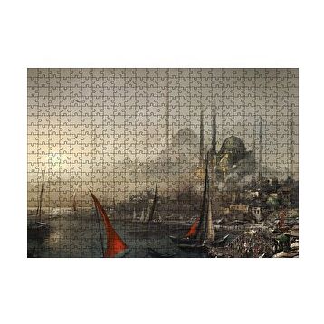 Cakapuzzle Osmanlıda İstanbul Görseli 120 Parça Ahşap Puzzle