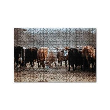 Cakapuzzle Otlayan Büyükbaş Hayvanlar 120 Parça Ahşap Puzzle