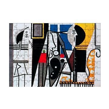 Cakapuzzle Painter and Model 1928 by Pablo Picasso 120 Parça Ahşap Puzzle