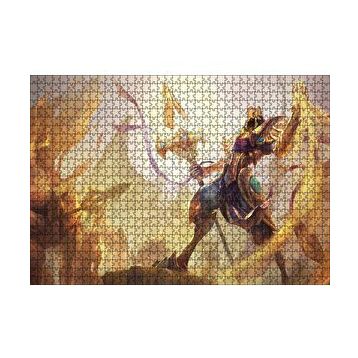 Cakapuzzle Pandemonium Oyun Kumların İmparatoru Azir Görseli 120 Parça Ahşap Puzzle