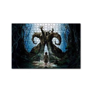 Cakapuzzle Panın Labirenti Kız ve Fantastik Ağaçlar 120 Parça Ahşap Puzzle