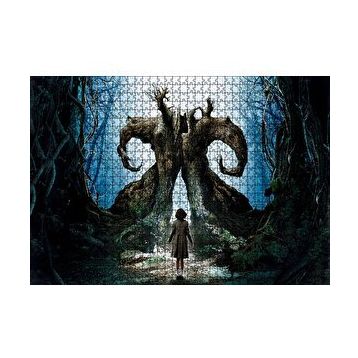 Cakapuzzle Panın Labirenti Kız ve Fantastik Ağaçlar 120 Parça Ahşap Puzzle