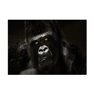 Cakapuzzle Parlak Gözler Goril Görseli 120 Parça Ahşap Puzzle