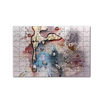 Cakapuzzle Parlak Zeminde Civalı Mürekkep Lekesi Desen 120 Parça Ahşap Puzzle