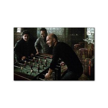 Cakapuzzle Pele Maradona Zidane Langırt Oyunu 120 Parça Ahşap Puzzle