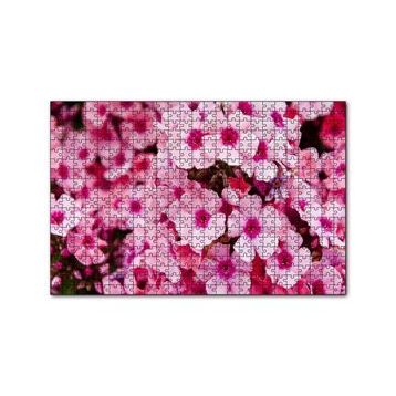 Cakapuzzle Pembe Plumeria Çiçekleri 120 Parça Ahşap Puzzle