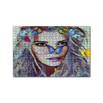 Cakapuzzle Peri Kelebekler Sarışın Güzellik 120 Parça Ahşap Puzzle