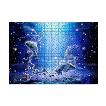 Cakapuzzle Perisi ile Yay ve Balık Burcu Yapboz MDF Puzzle