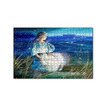 Cakapuzzle Perisi ve Buğday Başakları 120 Parça Ahşap Puzzle