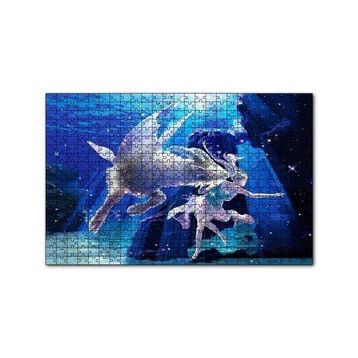 Cakapuzzle Perisi ve Koç Burcu Görseli 120 Parça Ahşap Puzzle