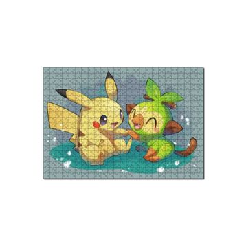 Cakapuzzle Pikaçu ve Sevimli Arkadaşı 120 Parça Ahşap Puzzle