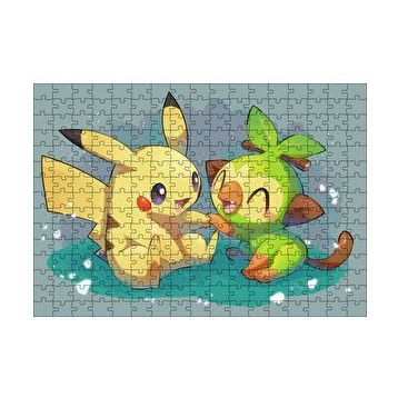Cakapuzzle Pikaçu ve Sevimli Arkadaşı 120 Parça Ahşap Puzzle