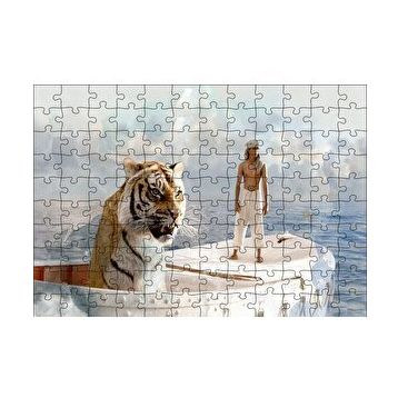 Cakapuzzle Pinin Yaşamı Sandalda Kader Arkadaşları 120 Parça Ahşap Puzzle